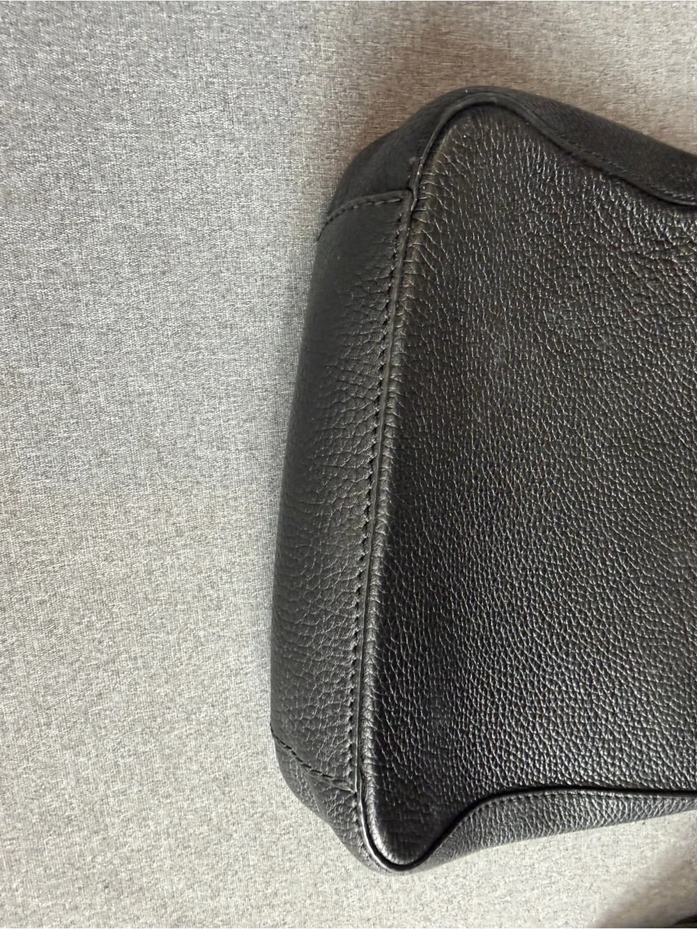 Tory Burch Black Leather Swingpack Crossbody with Tassel
